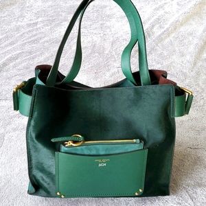 Henri Bendel Suede & Cowhide Bag